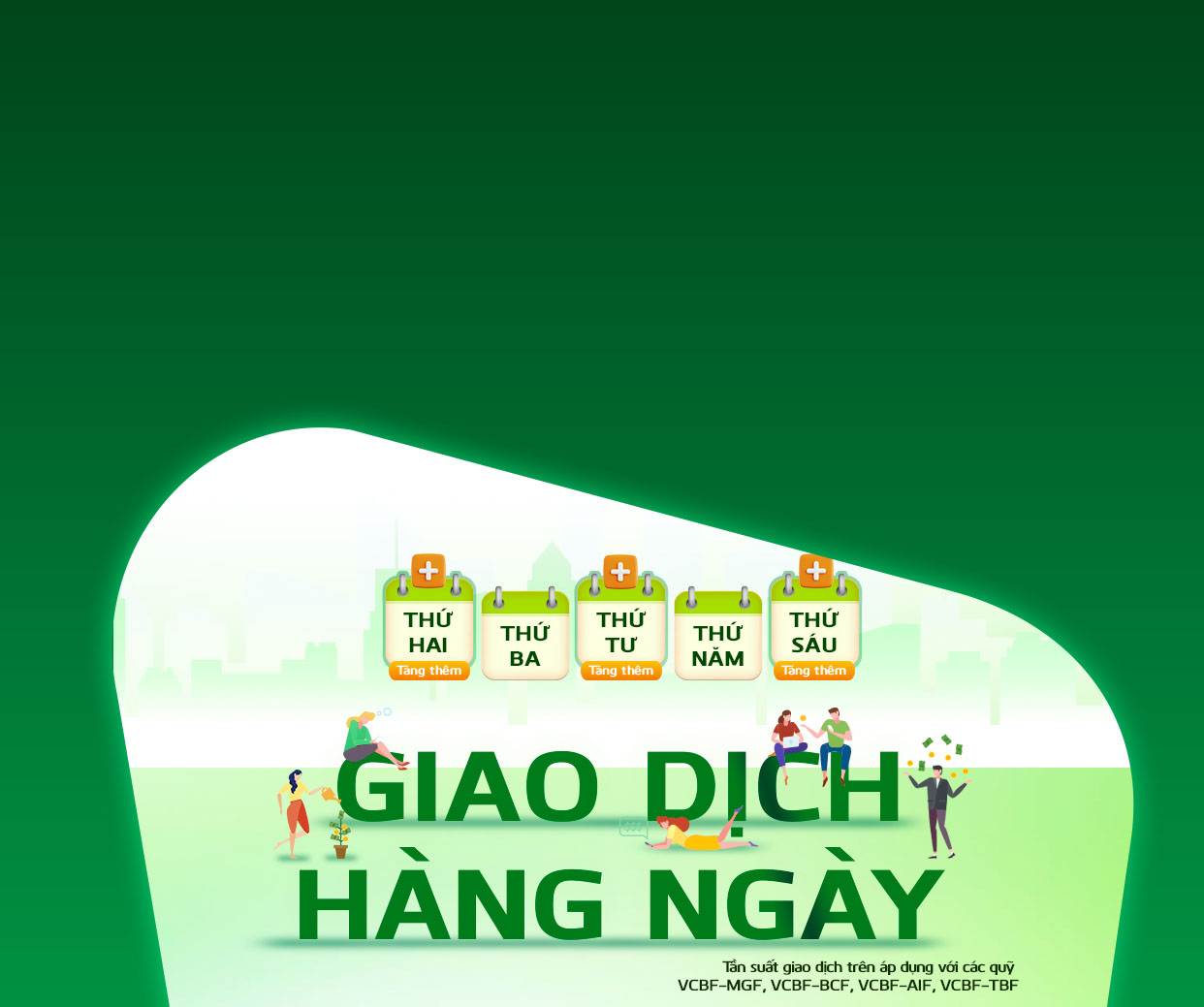 Giao dịch hàng ngày quỹ đầu tư vcbf