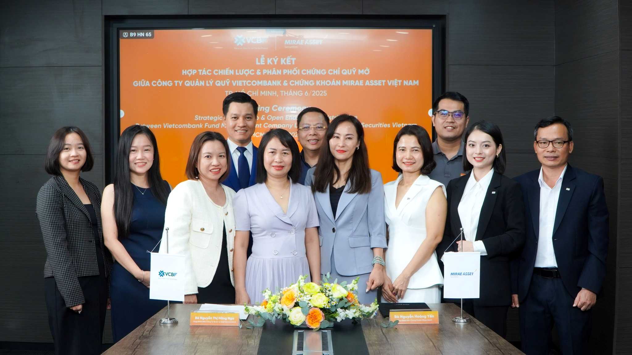 VCBF và Mirae Asset đã chính thức ký kết thỏa thuận hợp tác