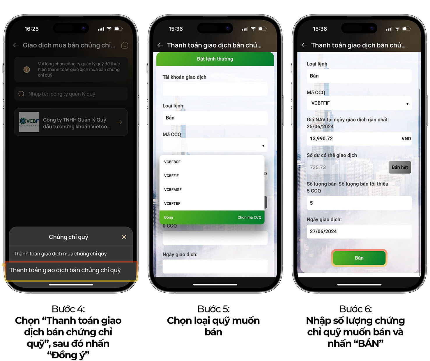 huong dan ban chung chi quy vcb digibank 2